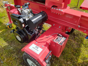 50 Ton Diesel Wood Splitter with Hydraulic Lifting Table Electric Start $4800inc